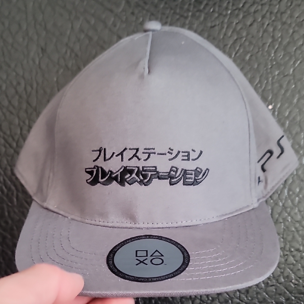Sony Playstation 5 x H&M Japanese Gray Snapback Hat Cap